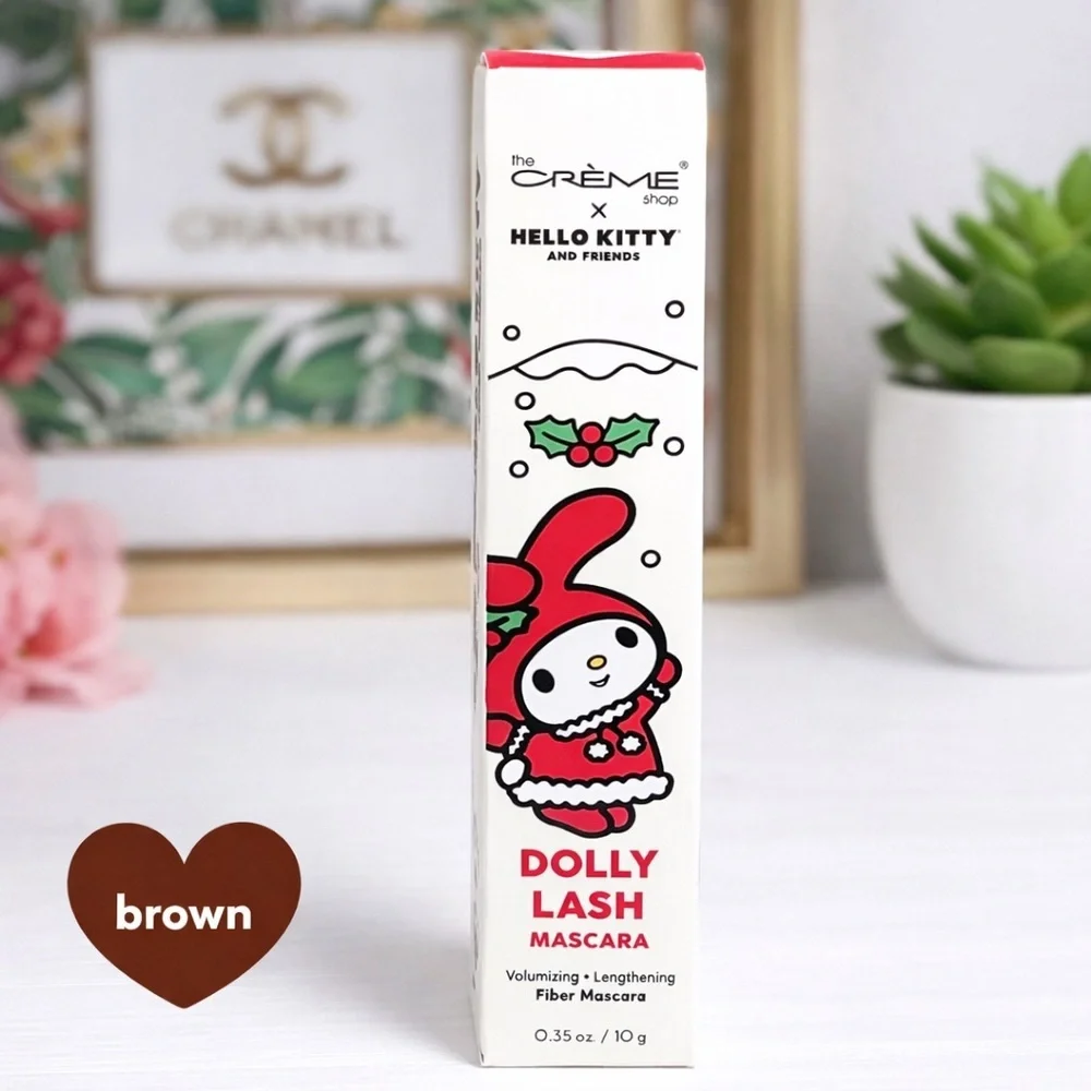 The Crème Shop x Hello Kitty Dolly Lash Volumizing Lengthening Mascara - Brown